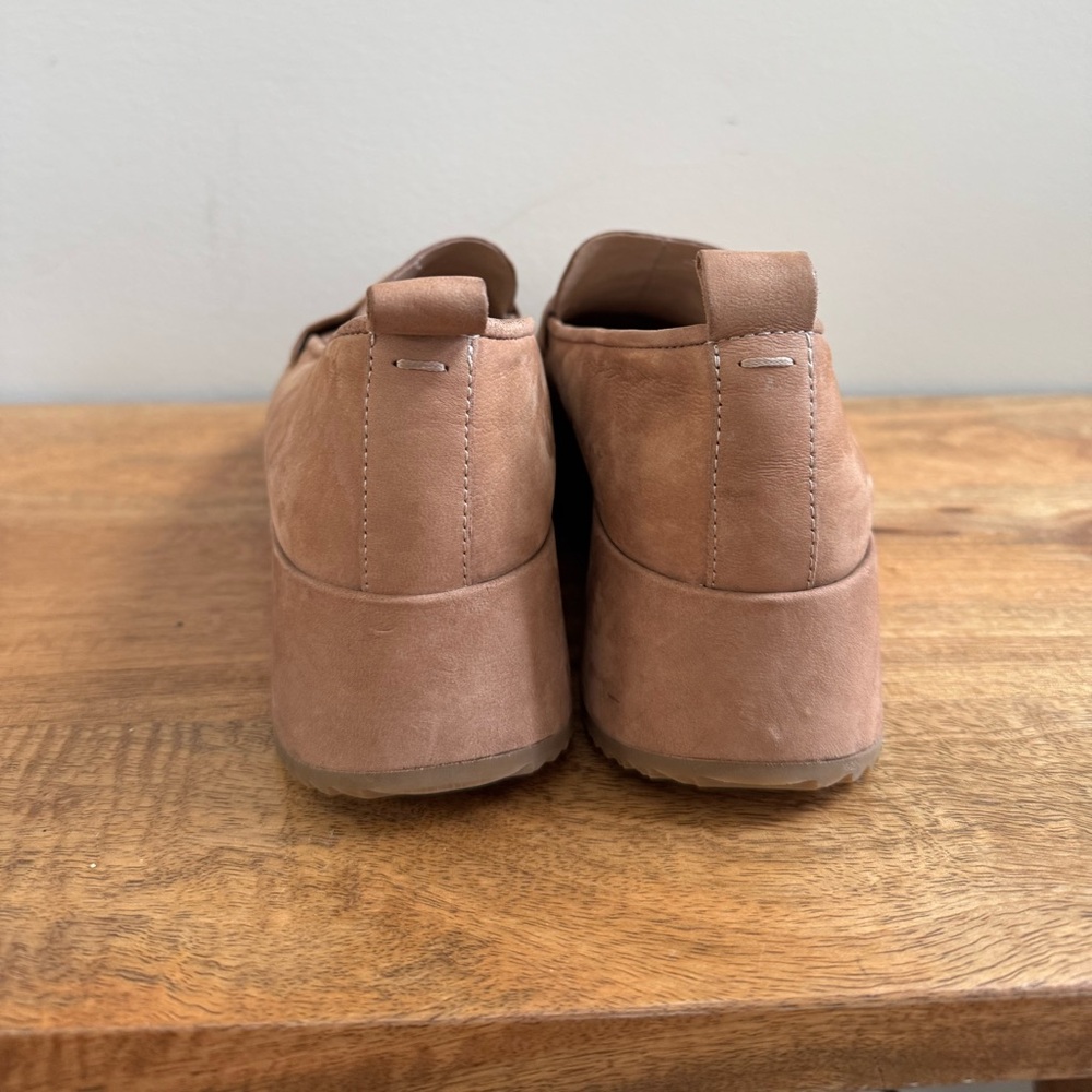 Eileen Fisher Suede Platform Loafer - Picture 7 of 11